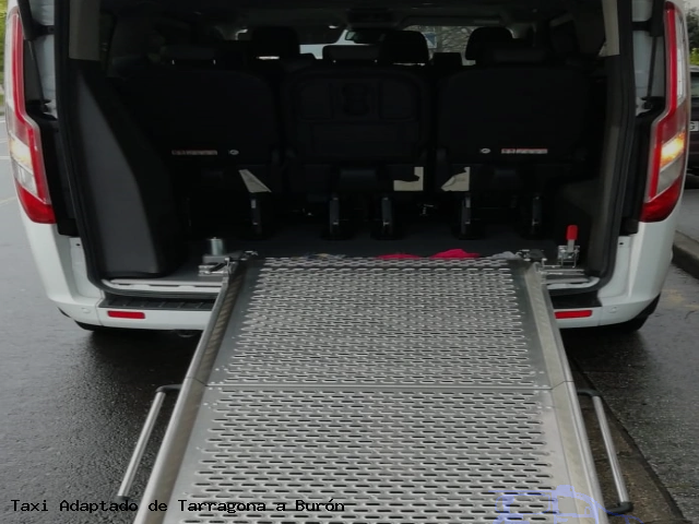 Taxi accesible de Burón a Tarragona