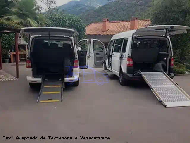 Taxi accesible de Vegacervera a Tarragona