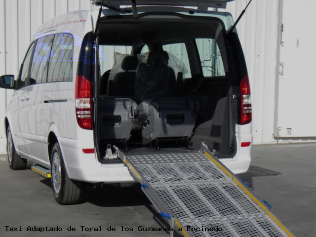 Taxi accesible de Encinedo a Toral de los Guzmanes