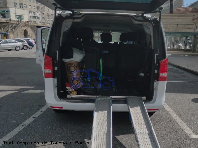 Taxi accesible de Parla a Toreno