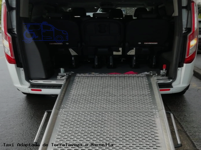 Taxi accesible de Marsella a Torrelavega