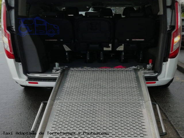 Taxi accesible de Ponteareas a Torrelavega