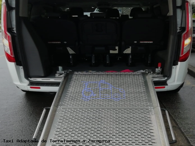Taxi accesible de Zaragoza a Torrelavega