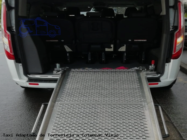 Taxi accesible de Colmenar Viejo a Torrevieja