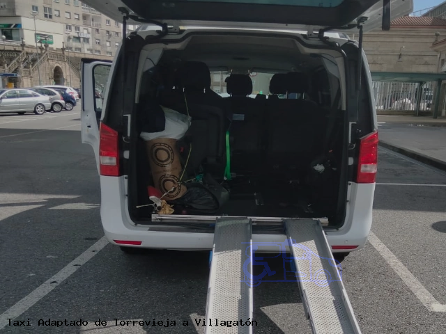 Taxi accesible de Villagatón a Torrevieja