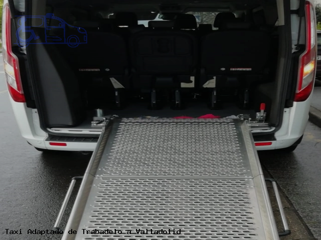 Taxi accesible de Valladolid a Trabadelo