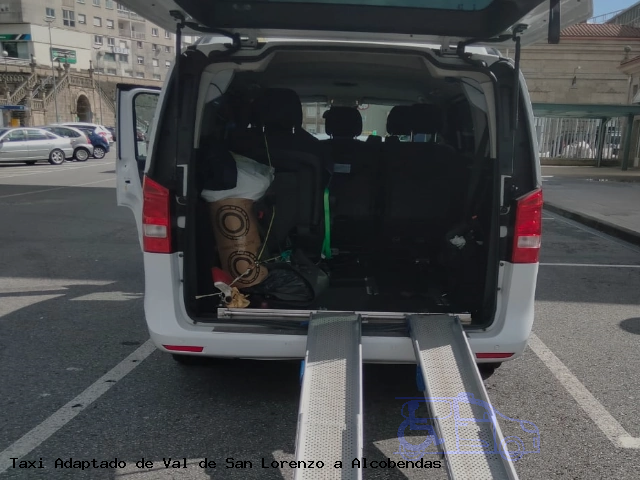 Taxi accesible de Alcobendas a Val de San Lorenzo