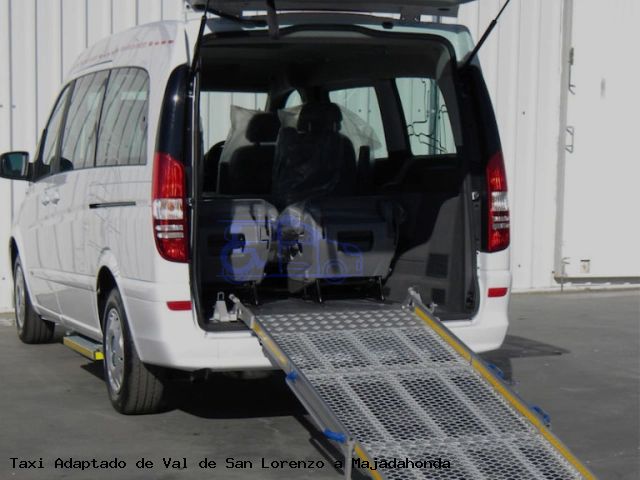 Taxi adaptado de Majadahonda a Val de San Lorenzo