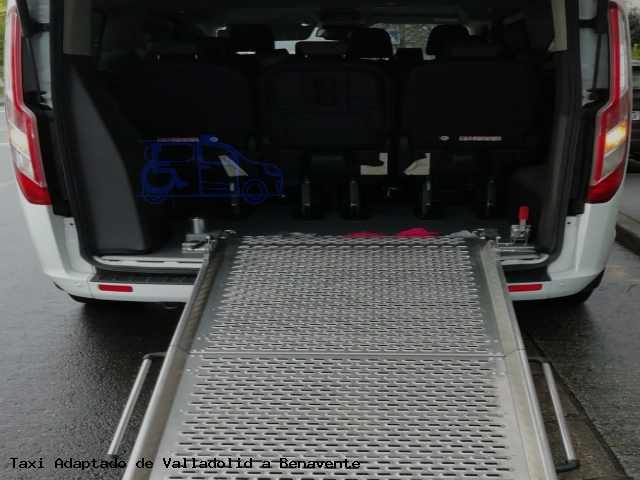 Taxi accesible de Benavente a Valladolid