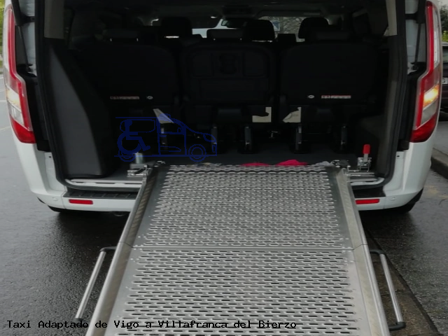 Taxi adaptado de Villafranca del Bierzo a Vigo