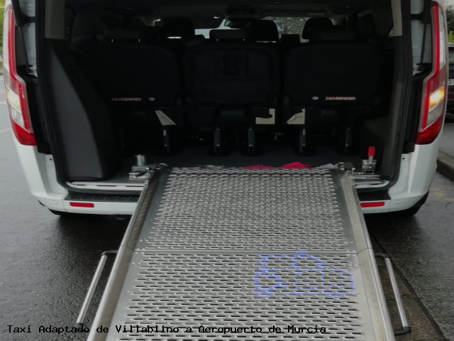 Taxi accesible de Aeropuerto de Murcia a Villablino