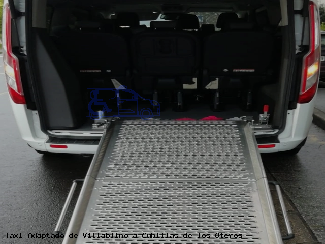 Taxi accesible de Cubillas de los Oteros a Villablino