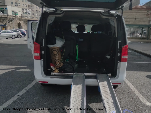 Taxi adaptado de San Pedro Bercianos a Villablino