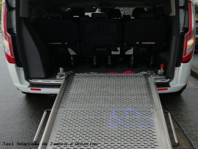 Taxi accesible de Asturias a Zamora