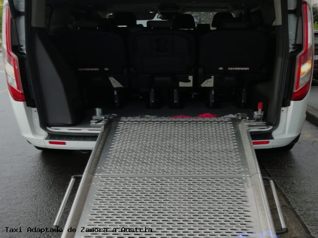 Taxi accesible de Austria a Zamora