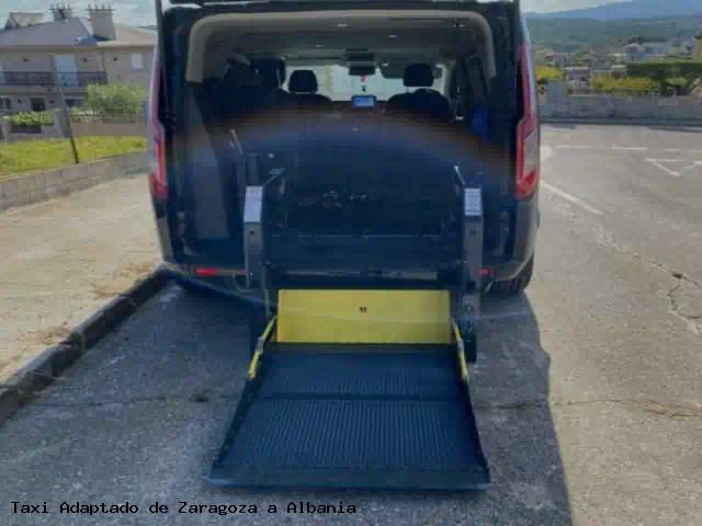 Taxi accesible de Albania a Zaragoza